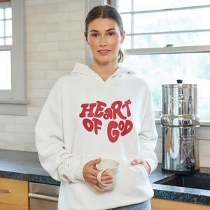 Elevated Faith heart of God unisex hoodie.